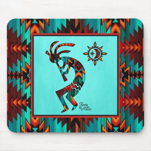 Tapis De Souris Souris Kokopelli Sud-Ouest (Devant)