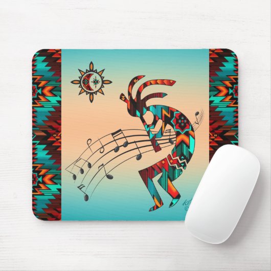Tapis De Souris Souris Kokopelli Sud-Ouest (Avec souris)