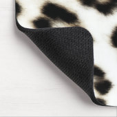 Tapis De Souris Souris Léopard De Neige (Coin)