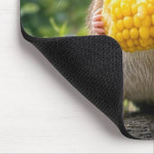 Tapis De Souris Souris mangeant du maïs en épi (Coin)