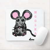 Tapis De Souris Souris mignonne Mousepad de Mooska (Avec souris)