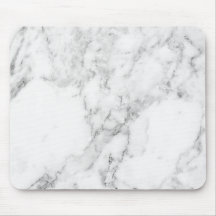 Souris minimaliste en marbre blanc et gris