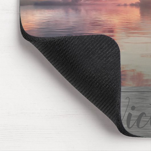 Tapis De Souris Souris Monogramme à air chaud (Coin)