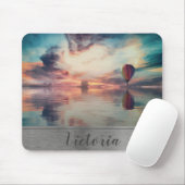 Tapis De Souris Souris Monogramme à air chaud (Avec souris)