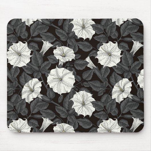 Tapis De Souris Souris Moonflowers (Devant)