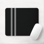 Tapis De Souris Souris noir et double gris (Avec souris)