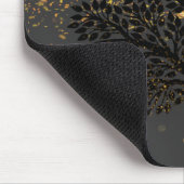 Tapis De Souris Souris noir et or (Coin)