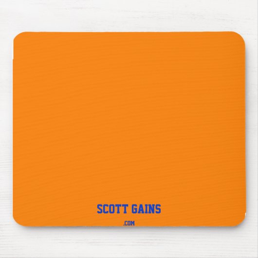 Tapis De Souris Souris orange (Devant)