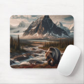 Tapis De Souris Souris Ours Grizzli (Avec souris)