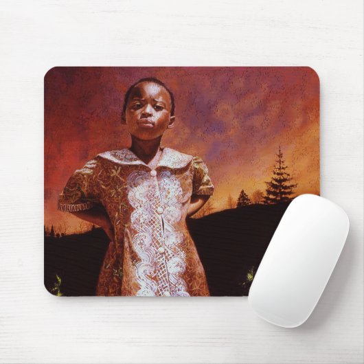 Tapis De Souris Souris Pad 2 avec Rachel Dolezal Art (Avec souris)