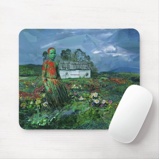 Tapis De Souris Souris Pad 3 avec Rachel Dolezal Art (Avec souris)