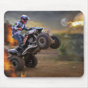 Tapis De Souris Souris Pad Quad Vélo sauter à un hublot