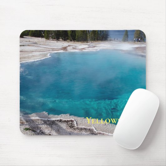 Tapis De Souris Souris Pad Yellowstone Hot Spring (Avec souris)
