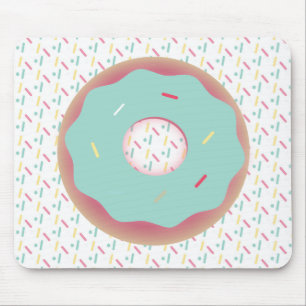 Tapis De Souris Souris personnalisée 3D pailletée glaçée Donuts sa