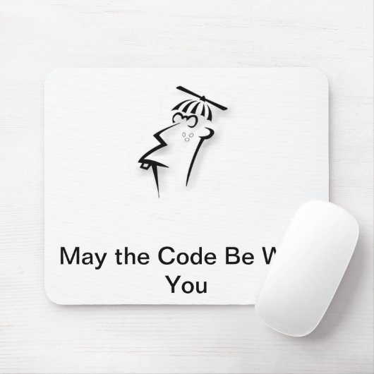 Tapis De Souris Souris - Que le code soit avec vous (Avec souris)