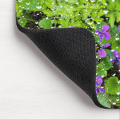 Tapis De Souris Souris Raindrops et Violets (Coin)