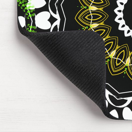 Tapis De Souris Souris Retro Design Art Abstrait (Coin)