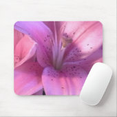 Tapis De Souris Souris rose Lily (Avec souris)