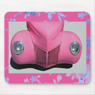 Tapis De Souris Souris rose Voiture Pad
