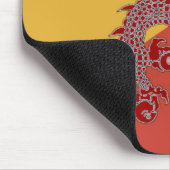Tapis De Souris Souris rouge Dragon (Coin)