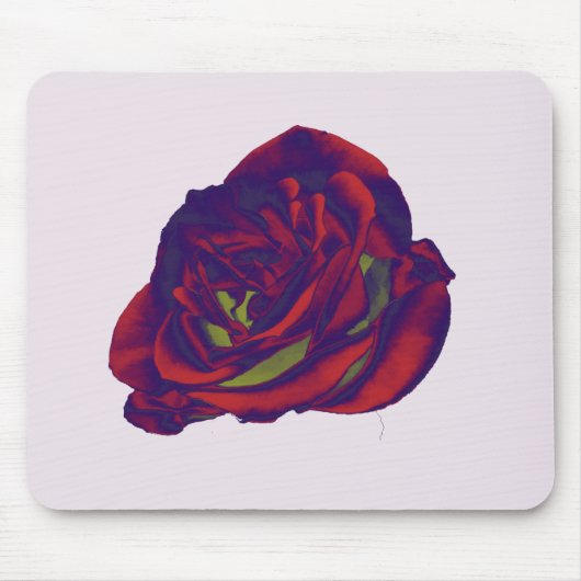 Tapis De Souris Souris rouge Rose (Devant)
