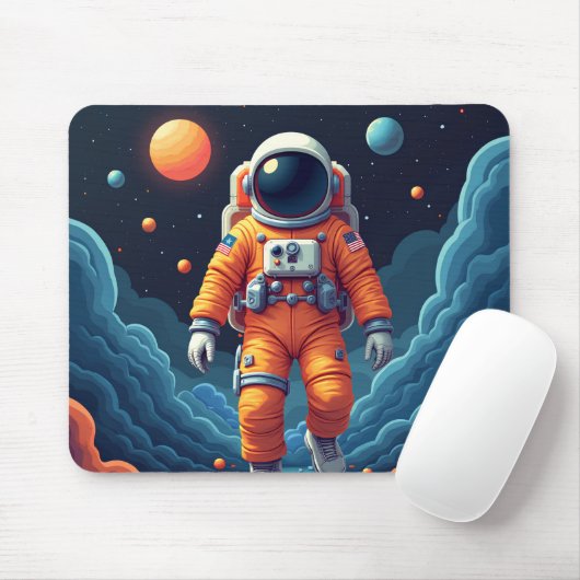 Tapis De Souris Souris Spaceman (Avec souris)