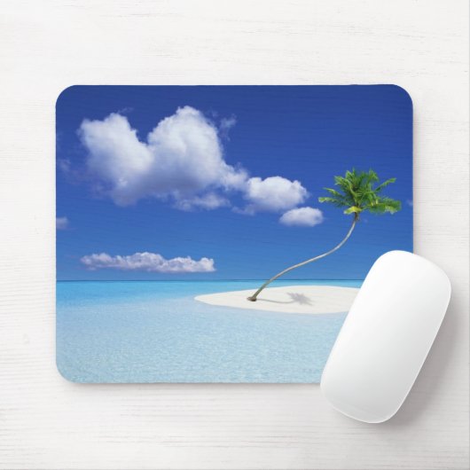 Tapis De Souris Souris Tropical Beach (Avec souris)