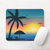 Tapis De Souris Souris Tropical Sunset (Avec souris)