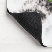 Tapis De Souris Souris vert et noir fumée (Coin)