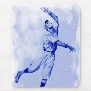 Tapis De Souris Souris vintage de base-ball