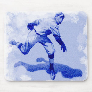 Tapis De Souris Souris vintage de baseball