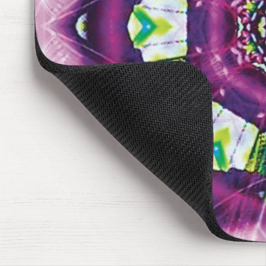 Tapis De Souris Souris Violette Kaleidoscope (Coin)