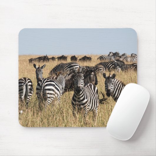 Tapis De Souris Souris Zebra de Grant (Avec souris)