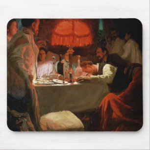 Tapis De Souris Sous la lumière rouge, c.1910