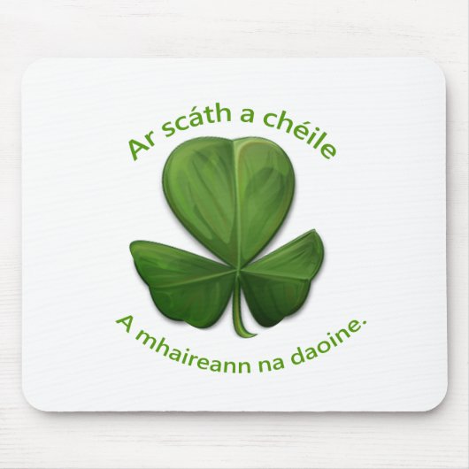 Tapis De Souris Sous l'abri de l'autre, les gens survivent (Devant)