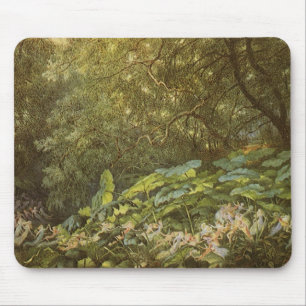 Tapis De Souris Sous les feuilles de quai par Richard Doyle, Art f
