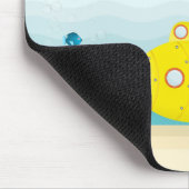 Tapis De Souris Sous-marin jaune profond (Coin)