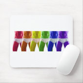 Tapis De Souris Sous-vêtements arc-en-ciel pour hommes (Avec souris)