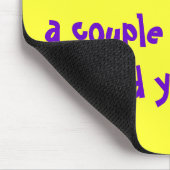 Tapis De Souris SOUS-VÊTEMENTS : , deux ou trois ficelles pour (Coin)