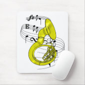 Tapis De Souris Sousaphone (Avec souris)