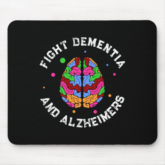 Tapis De Souris Soutenez Alzheimer Awareness EndAlz Lutter contre  (Devant)