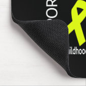 Tapis De Souris Soutenir mon fils parce qu'ensemble nous gagnerons (Coin)