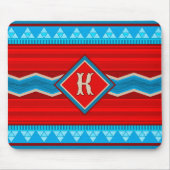 Tapis De Souris Southwest River Canyon Red Turquoise Personalized (Devant)