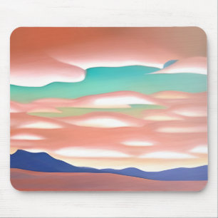 Tapis De Souris Southwestern Desert et Sky minimaliste Art