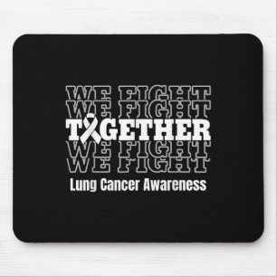 Tapis De Souris Soutien à la sensibilisation au cancer du poumon N