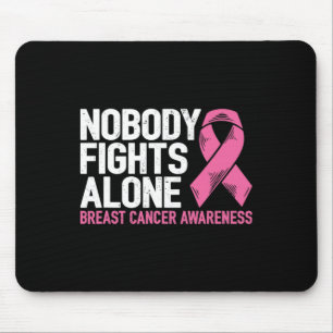 Tapis De Souris Soutien au cancer du sein Famille Lutte contre le