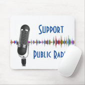 Tapis De Souris Soutien de la radio publique (Avec souris)