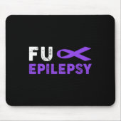 Tapis De Souris Soutien de sensibilisation à l'épilepsie à l'échec (Devant)