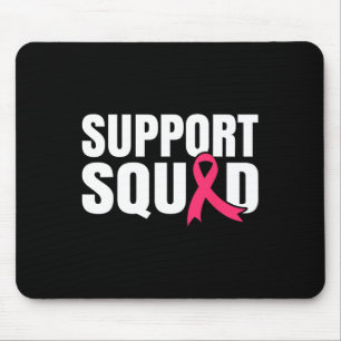 Tapis De Souris Soutien du guerrier du cancer du sein Équipe du ca