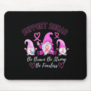 Tapis De Souris Soutien du guerrier du cancer du sein Squad Pink R